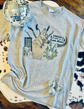 Load image into Gallery viewer, Profession graphic tees but make it WESTERN tooled leather bullskull turquoise ect - Mavictoria Designs Hot Press Express