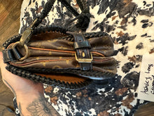 Load image into Gallery viewer, Beautiful Shyylo crossbody with black leather braided detail. Louis. Free giftcard with purchase.
