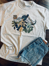 Load image into Gallery viewer, Profession graphic tees but make it WESTERN tooled leather bullskull turquoise ect - Mavictoria Designs Hot Press Express