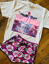Load image into Gallery viewer, Daddy’s Home preppy graphic tee Donald Trump 2024 White House shorts sold separately comfort colors - Mavictoria Designs Hot Press Express