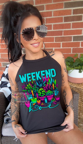 Weekend Hoe rocker tank or graphic tee available // gardening // plants - Mavictoria Designs Hot Press Express
