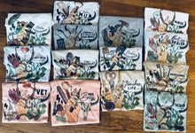 Load image into Gallery viewer, Profession graphic tees but make it WESTERN tooled leather bullskull turquoise ect - Mavictoria Designs Hot Press Express