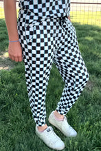 Load image into Gallery viewer, CHECKED IN TURQUOISE TOP AND JOGGERS SET SOLD SEPARATELY - Mavictoria Designs Hot Press Express