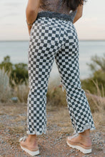 Load image into Gallery viewer, ROUND THE TRACK CHECKERED JEANS (preorder only arrives in October) - Mavictoria Designs Hot Press Express