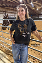 Load image into Gallery viewer, Saddle Up Tee - Mavictoria Designs Hot Press Express