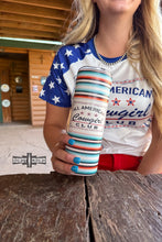 Load image into Gallery viewer, Americana Cowgirl Tumbler - Mavictoria Designs Hot Press Express