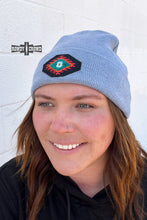 Load image into Gallery viewer, Alvarado Aztec Beanie - Mavictoria Designs Hot Press Express