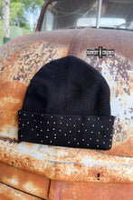 Load image into Gallery viewer, BLACK- Shine Bright Beanie - Mavictoria Designs Hot Press Express