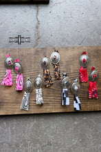 Load image into Gallery viewer, Concho Rodeo Earrings - Mavictoria Designs Hot Press Express