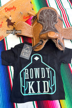 Load image into Gallery viewer, TURQUOISE- Rowdy Kid Tee - Mavictoria Designs Hot Press Express