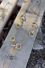 Load image into Gallery viewer, Mixed Metal 3 Bit Necklace - Mavictoria Designs Hot Press Express