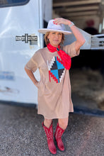 Load image into Gallery viewer, Alamosa Aztec Dress - Mavictoria Designs Hot Press Express