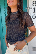 Load image into Gallery viewer, Lariat Mesh Top - Mavictoria Designs Hot Press Express