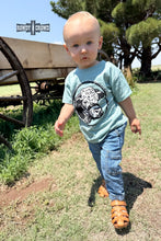 Load image into Gallery viewer, KIDS Happy Hereford Tee- BLUE - Mavictoria Designs Hot Press Express