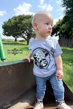 Load image into Gallery viewer, KIDS Happy Hereford Tee- GREY - Mavictoria Designs Hot Press Express
