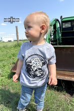 Load image into Gallery viewer, KIDS Happy Hereford Tee- GREY - Mavictoria Designs Hot Press Express
