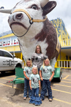 Load image into Gallery viewer, KIDS Happy Hereford Tee- BLUE - Mavictoria Designs Hot Press Express