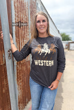 Load image into Gallery viewer, Wild & Western Long Sleeve - Mavictoria Designs Hot Press Express