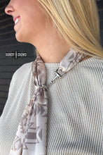 Load image into Gallery viewer, Snazzy Snaffle Scarf Slide - Mavictoria Designs Hot Press Express