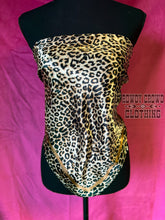 Load image into Gallery viewer, Liberty Leopard Wild Rag/ Scarf - Mavictoria Designs Hot Press Express