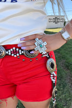 Load image into Gallery viewer, Outlaw Aztec Scarf Slide - Mavictoria Designs Hot Press Express