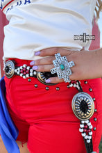 Load image into Gallery viewer, Outlaw Aztec Scarf Slide - Mavictoria Designs Hot Press Express