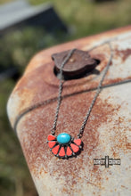 Load image into Gallery viewer, Coral West Necklace - Mavictoria Designs Hot Press Express