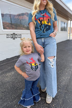 Load image into Gallery viewer, KIDS Bowie Bronc Tee - Mavictoria Designs Hot Press Express