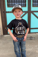 Load image into Gallery viewer, BROWN- Rowdy Kid Tee - Mavictoria Designs Hot Press Express