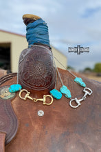 Load image into Gallery viewer, Turquoise Bit Necklace - Mavictoria Designs Hot Press Express