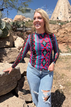 Load image into Gallery viewer, Retro Funk Mesh Top - Mavictoria Designs Hot Press Express