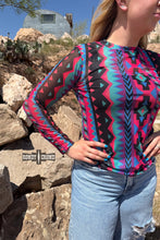 Load image into Gallery viewer, Retro Funk Mesh Top - Mavictoria Designs Hot Press Express