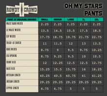 Load image into Gallery viewer, Oh My Stars Denim Jeans - Mavictoria Designs Hot Press Express