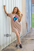 Load image into Gallery viewer, Alamosa Aztec Dress - Mavictoria Designs Hot Press Express