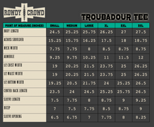 Load image into Gallery viewer, Troubadour Tee - Mavictoria Designs Hot Press Express