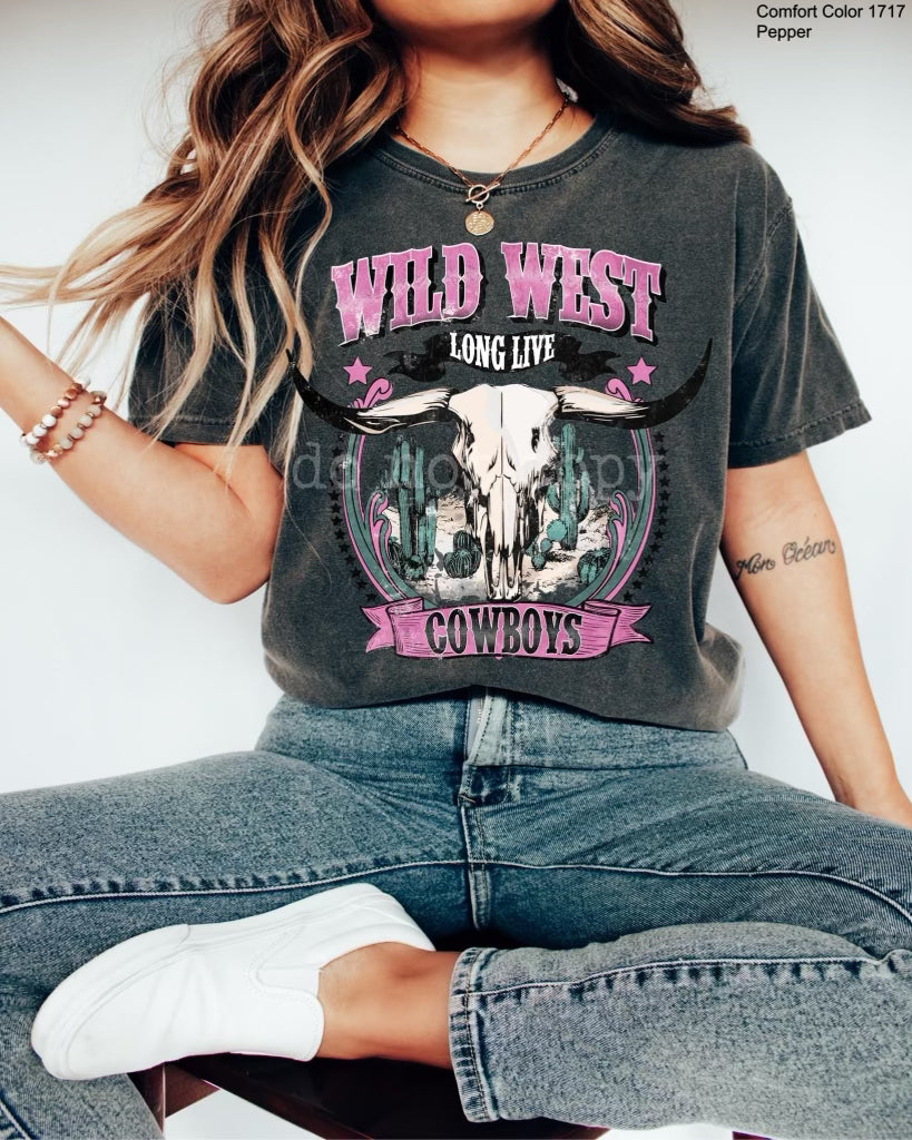 Wild West - Long Live Cowboys Graphic Tee