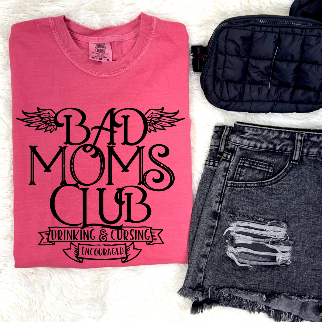 Moms Club Graphic Tee - Mavictoria Designs Hot Press Express
