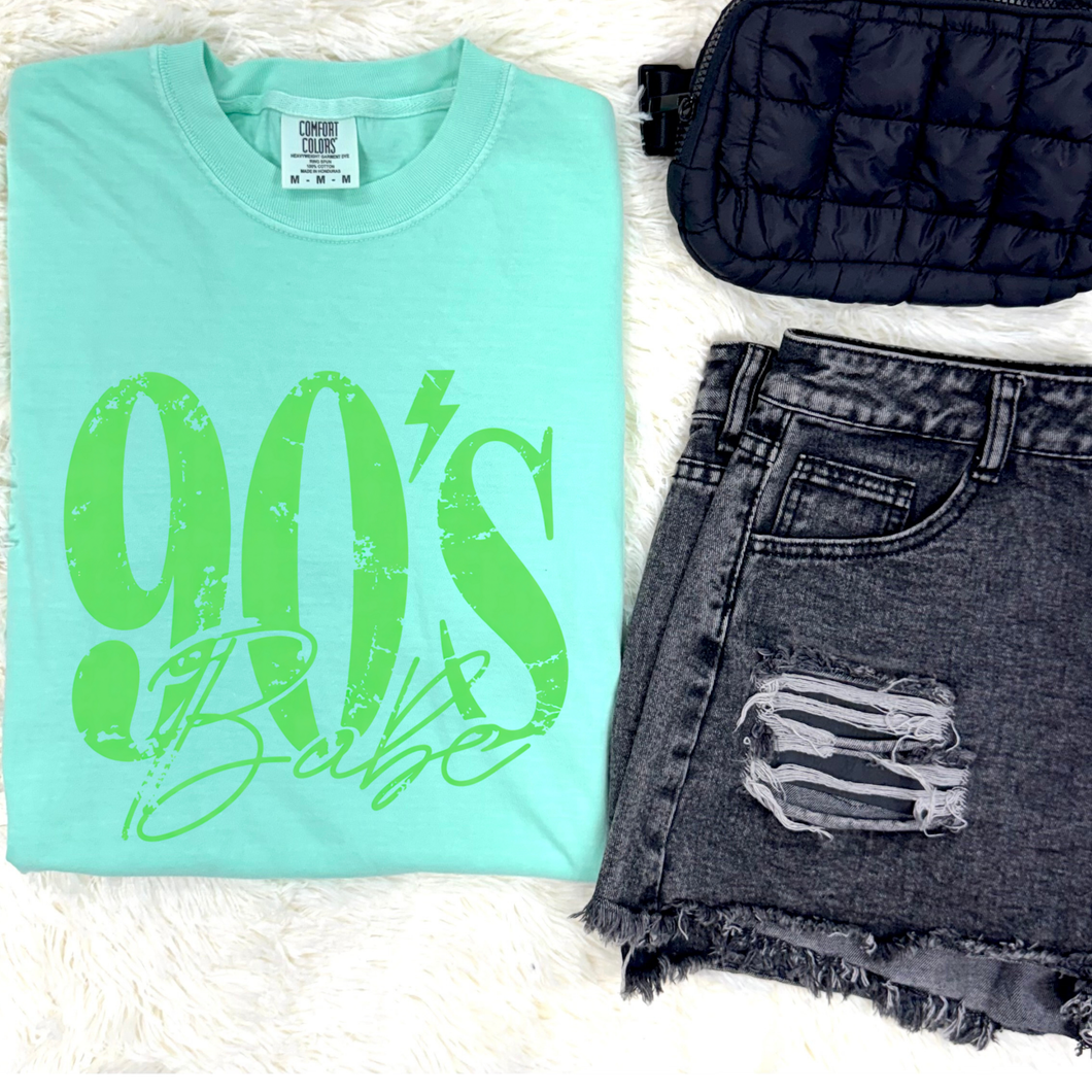 90s Babe Graphic Tee - Mavictoria Designs Hot Press Express