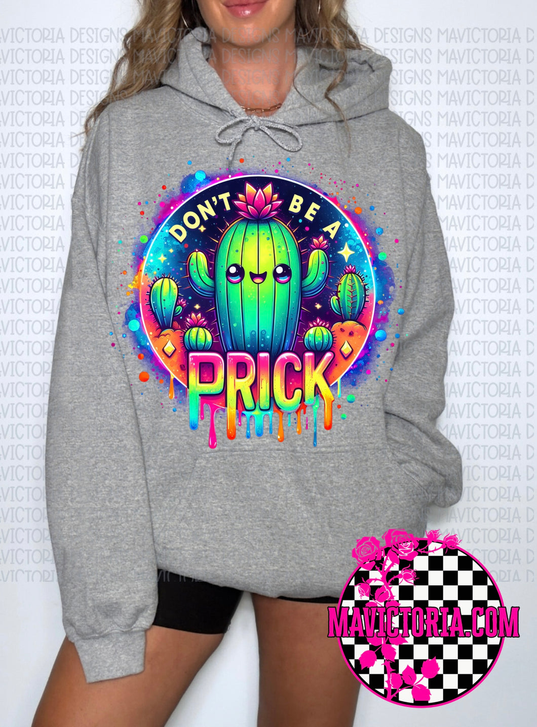 Don’t be a prick on grey hoodie, crewneck, long sleeve or tee