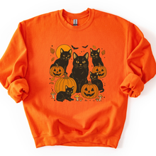 Load image into Gallery viewer, Jack O&#39; Kitty Graphic Tee &amp; Sweatshirt - Mavictoria Designs Hot Press Express

