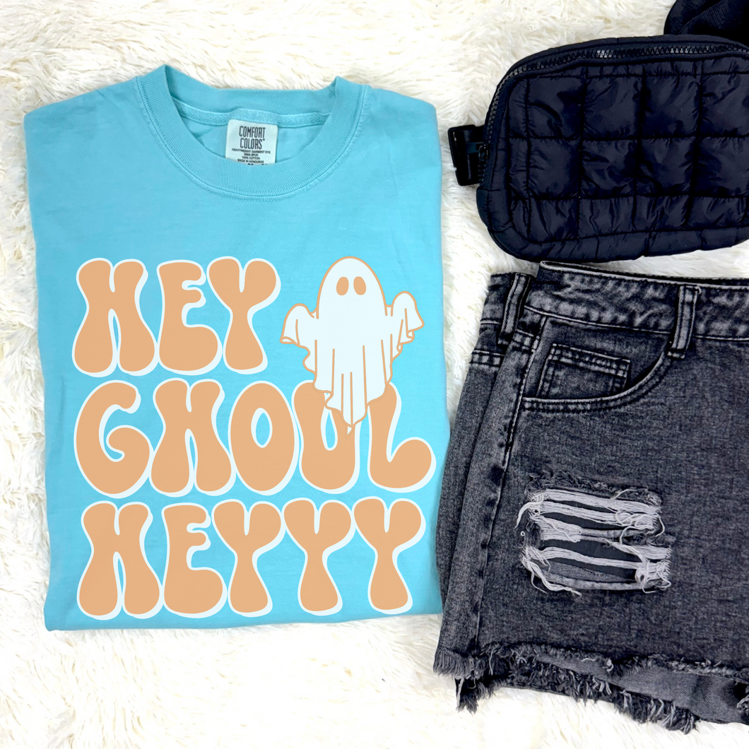 Hey Ghoul Graphic Tee - Mavictoria Designs Hot Press Express