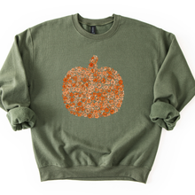 Load image into Gallery viewer, Floral Pumpkin Graphic Tee &amp; Sweatshirt - Mavictoria Designs Hot Press Express
