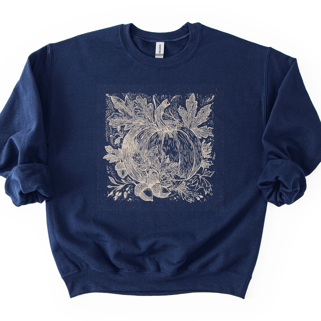 Acorn Pumpkin Graphic Tee & Sweatshirt - Mavictoria Designs Hot Press Express