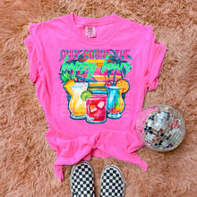 Load image into Gallery viewer, ONLY COUNT THE HAPPY HOURS western graphic tee (choose your color) - Mavictoria Designs Hot Press Express
