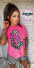 Load image into Gallery viewer, Neon pink comfort colors ENERGY DRINK COLLECTION graphic tee - Mavictoria Designs Hot Press Express

