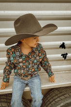 Load image into Gallery viewer, CHECK YER COWBOY L/S [KIDS] [SIZE 4 ONLY] - Mavictoria Designs Hot Press Express
