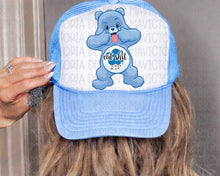 Load image into Gallery viewer, Swear bear care bear trucker hat - Mavictoria Designs Hot Press Express
