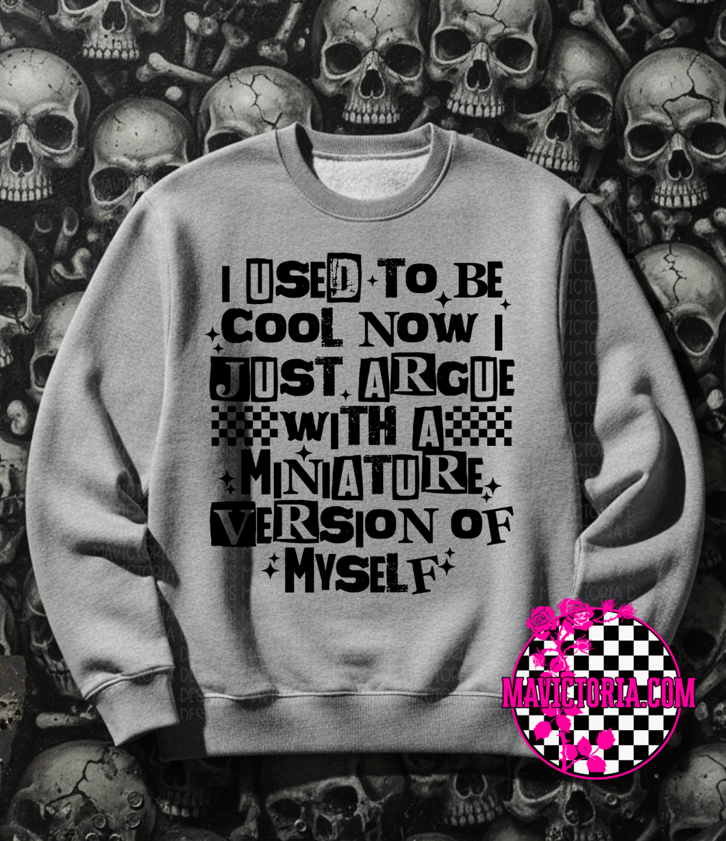 I used to be cool on grey hoodie, crewneck, long sleeve or graphic tee