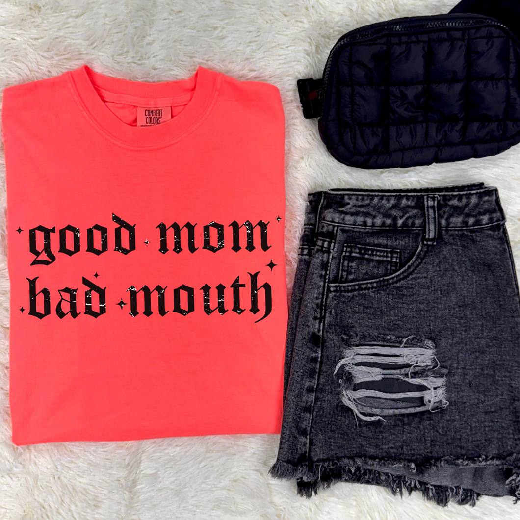 Bad Mouth Graphic Tee - Mavictoria Designs Hot Press Express
