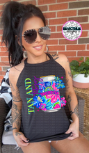 Load image into Gallery viewer, Tan and Tipsy neon floral beer collection - Mavictoria Designs Hot Press Express
